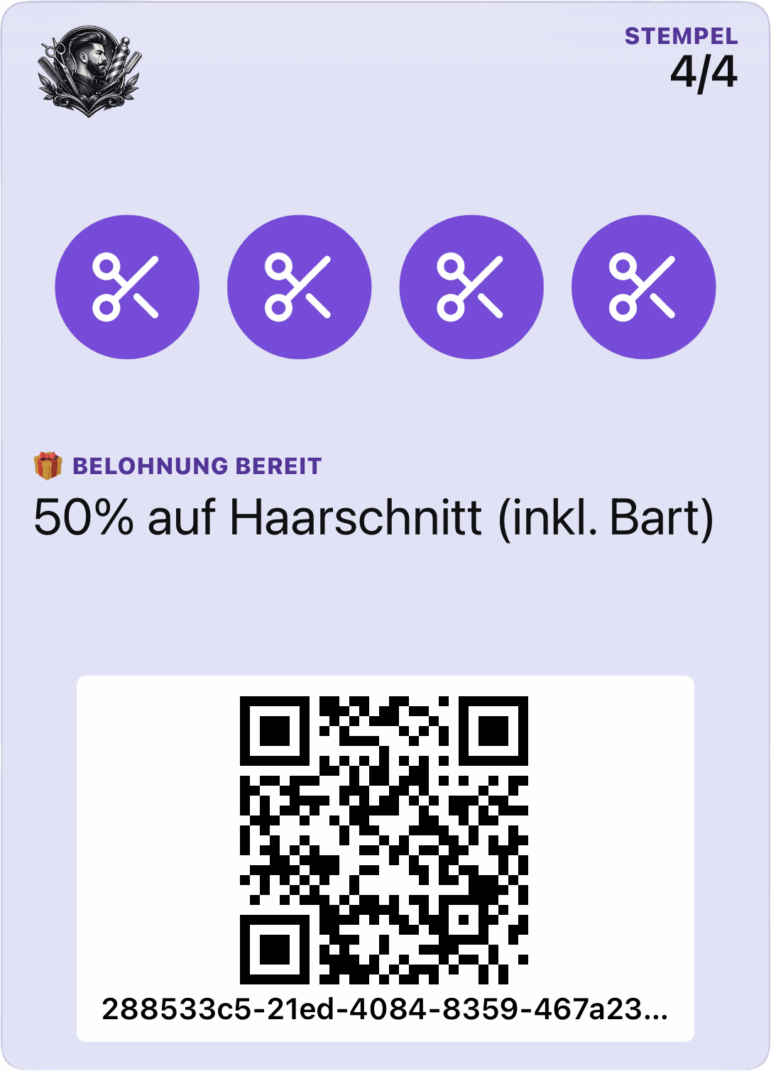 Passly-Stempelkarten auf dem Handy